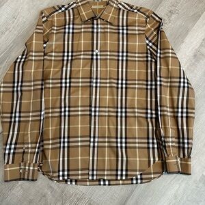 Burberry Men’s Brown Button Down XL
